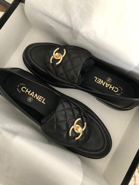 chanel womens loafers|chanel women's high heel.